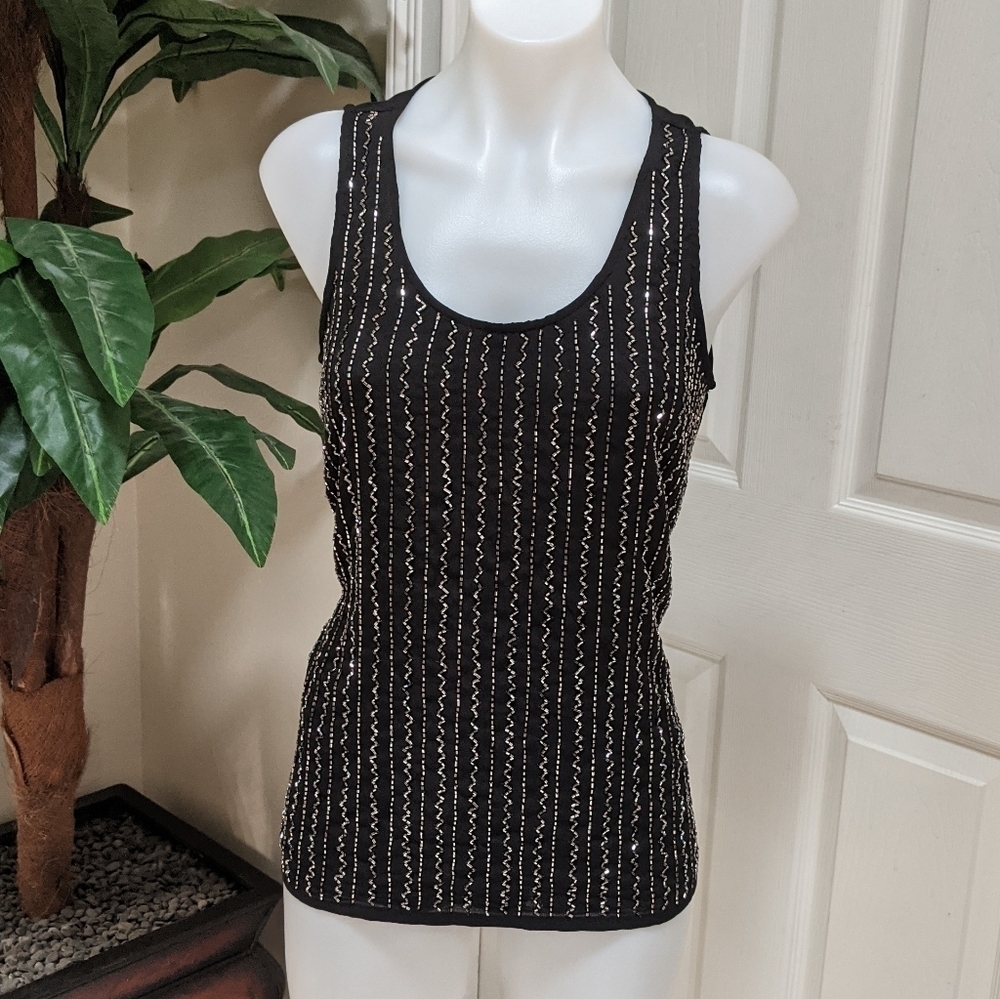 Olive & Oak Women's Beaded Dress Tank Size Medium - NEW